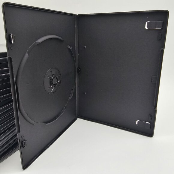 Empty Black Slim DVD Cases, Qty 75, Brand New - Picture 12 of 15